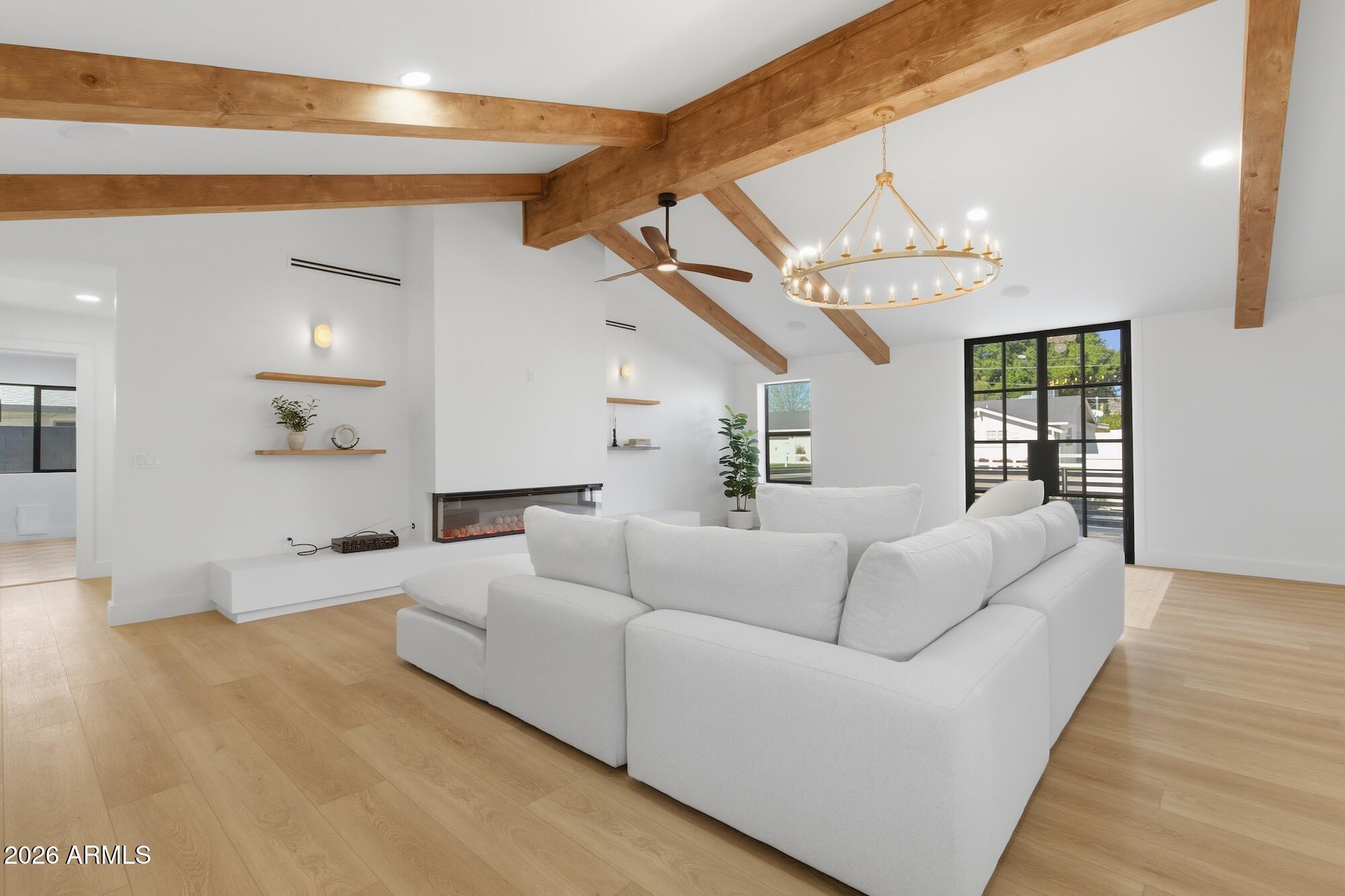 333 West Seldon Lane Phoenix, AZ 85021 - Photo 13 of 73 a living room with furniture and a chandelier