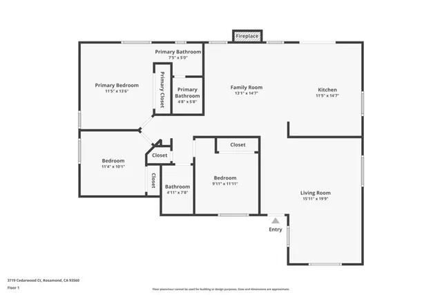 $400,000 | 3719 Cedarwood Court, Rosamond, CA 93560