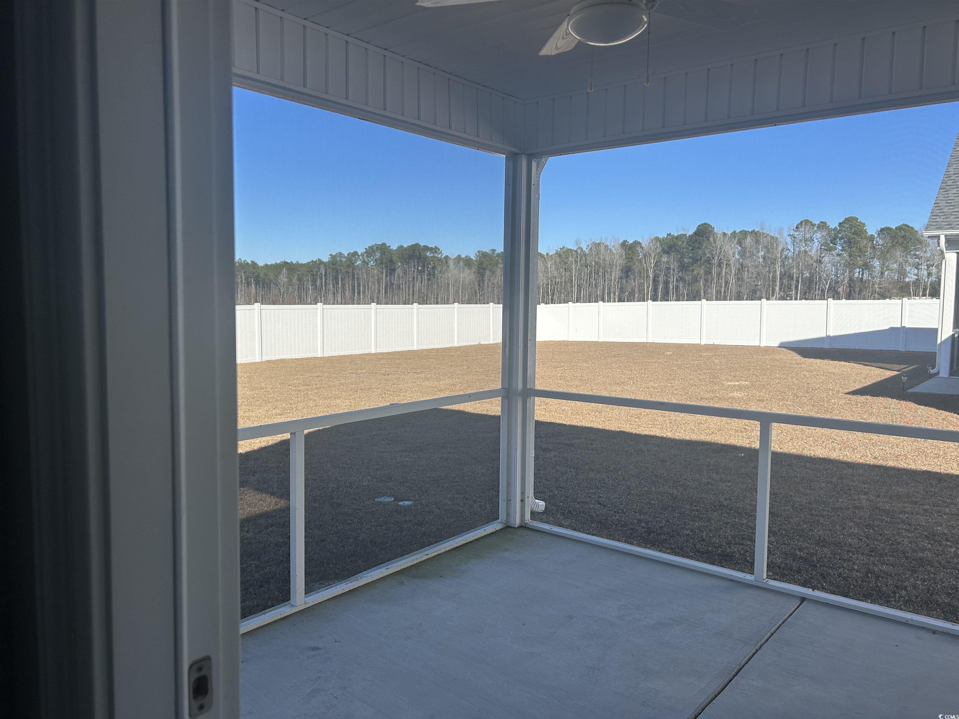 2347 King Farm Road Aynor, SC 29511 - Photo 2 of 36 Unfurnished sunroom with ceiling fan