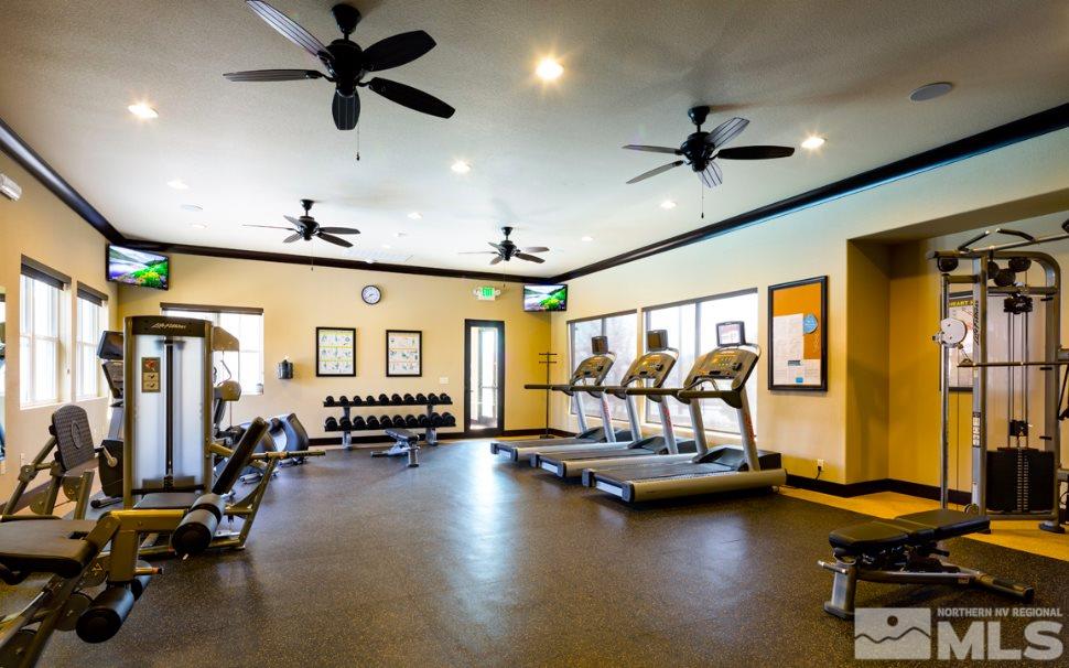 9940 Hafflinger Lane, Unit STONY RIDGE Reno, NV 89521 - Photo 12 of 17 a view of a room with gym equipment
