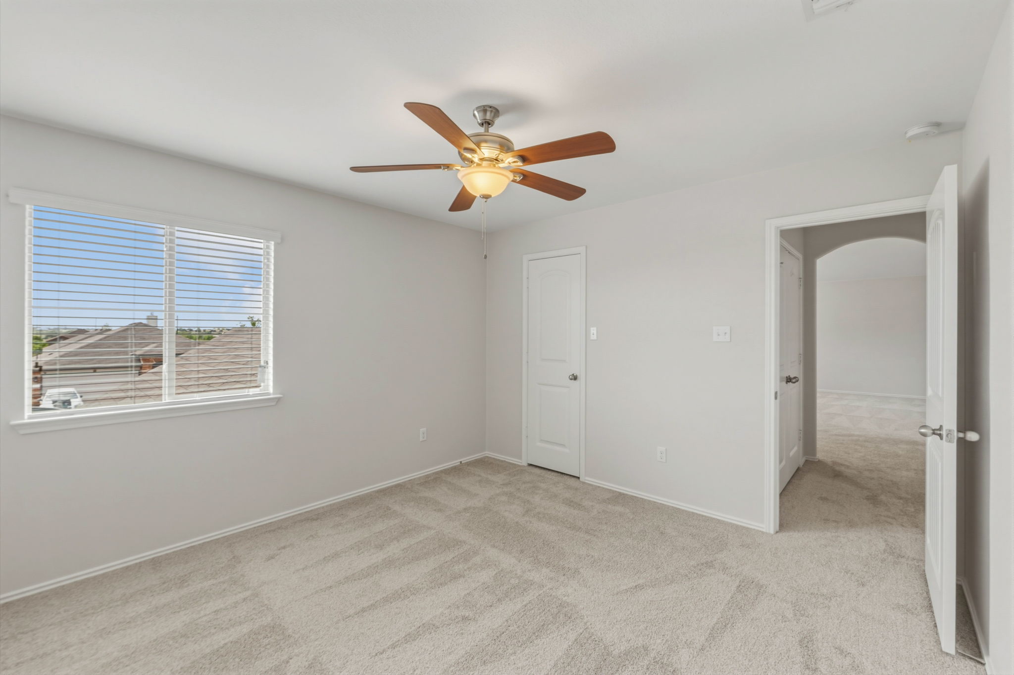 301 Serpentine Lane Jarrell, TX 76537 - Photo 29 of 39 a view of a livingroom with a ceiling fan and window