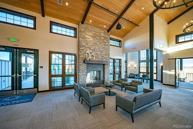 a view of a livingroom with couch and furniture