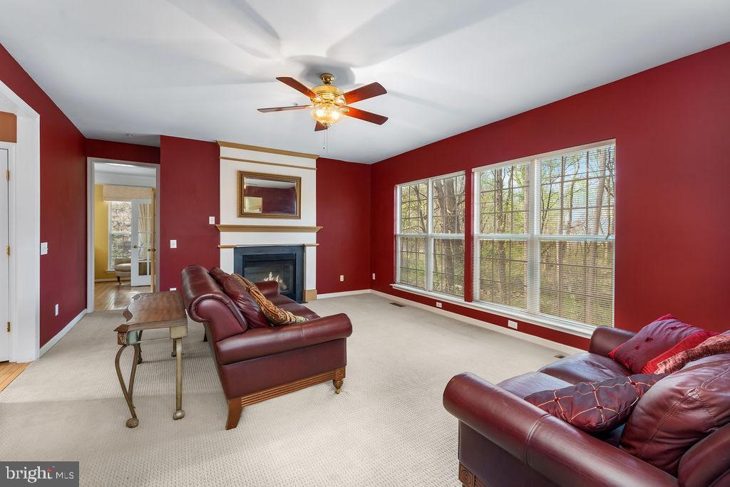 14701 Danton Court Bowie, MD 20721 - Photo 13 of 60 a living room with furniture a fireplace and a large window