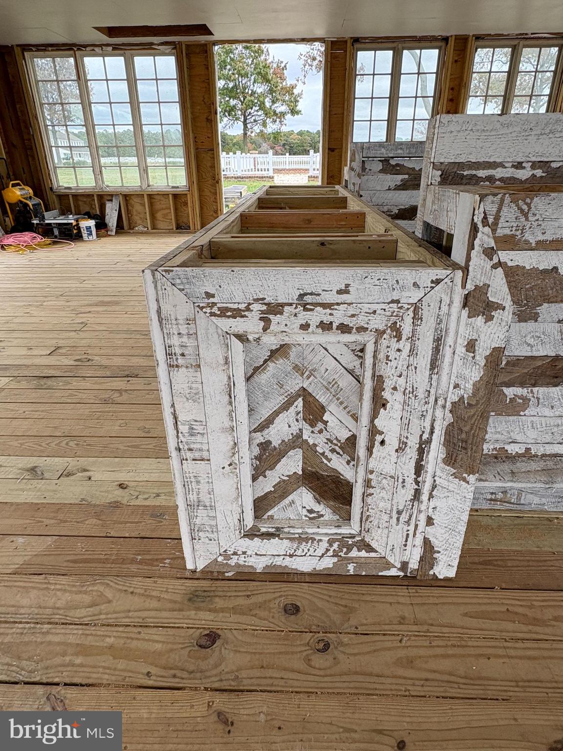 964 Taylors Island Road Madison, MD 21648 - Photo 101 of 106 Bar made from reclaimed cabinetry from farm