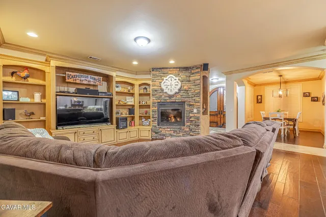 a bedroom with a bed and a closet