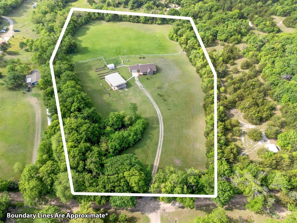 254 Jackson Road Whitewright, TX 75491 - Photo 2 of 40 Approx. property line surrounded by trees