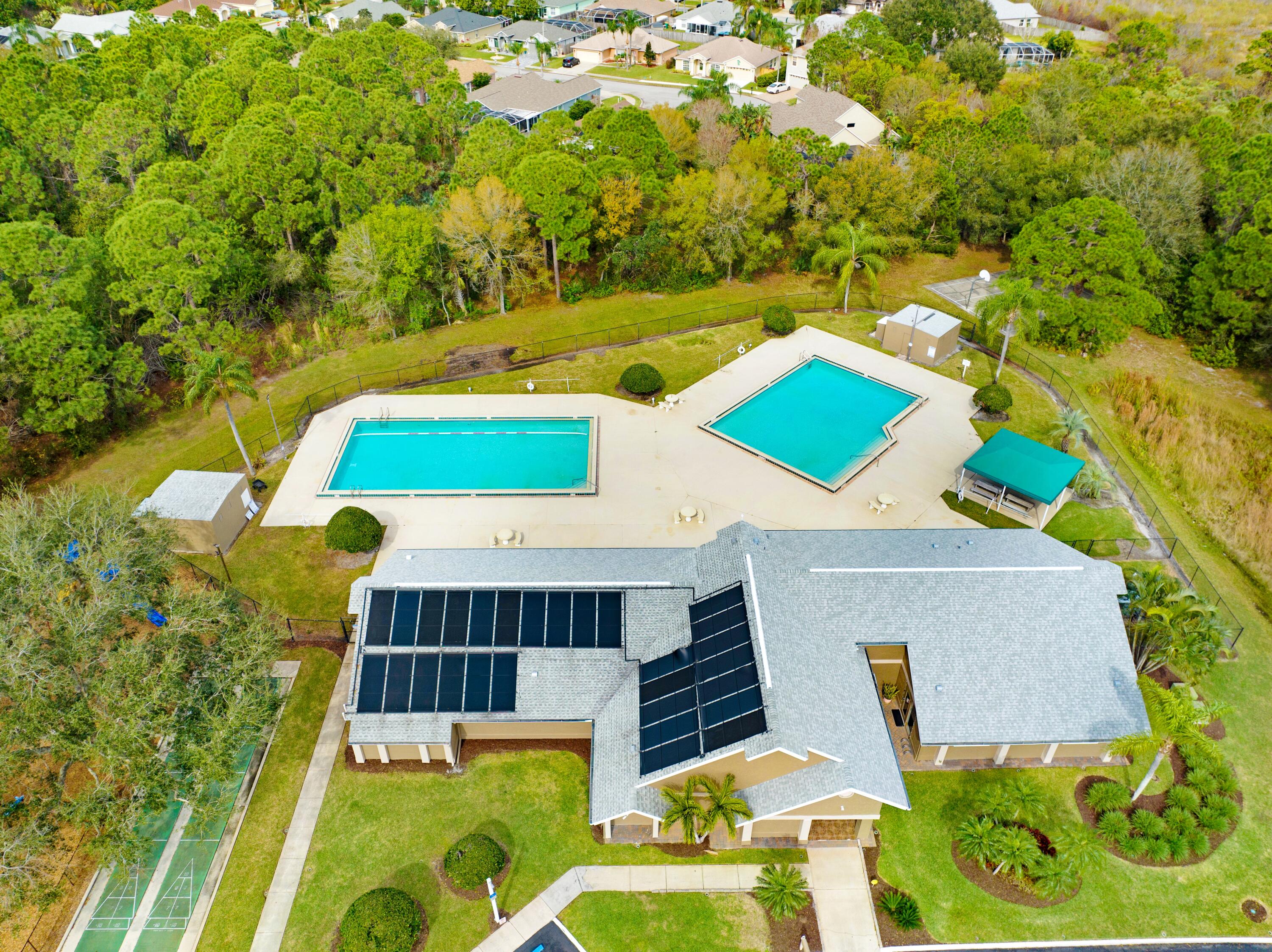 897 Shaw Circle Melbourne, FL 32940 - Photo 35 of 57 an aerial view of house with yard