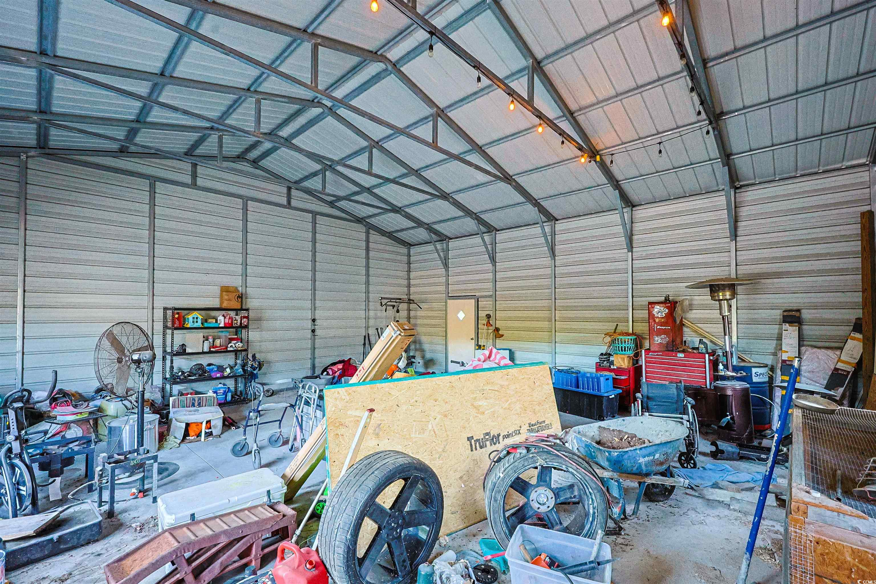 2128 Harvey Road Loris, SC 29569 - Photo 27 of 31 Garage featuring metal wall
