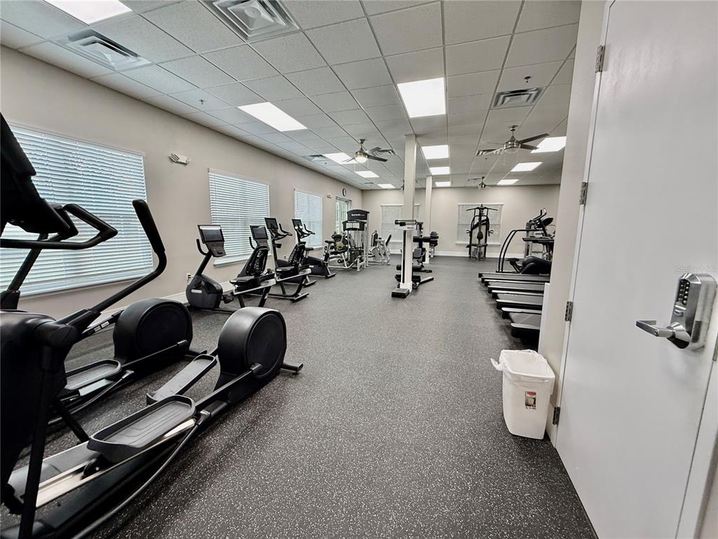 5922 Sage Leaf Place Leesburg, FL 34748 - Photo 39 of 39 a view of a room with gym equipment