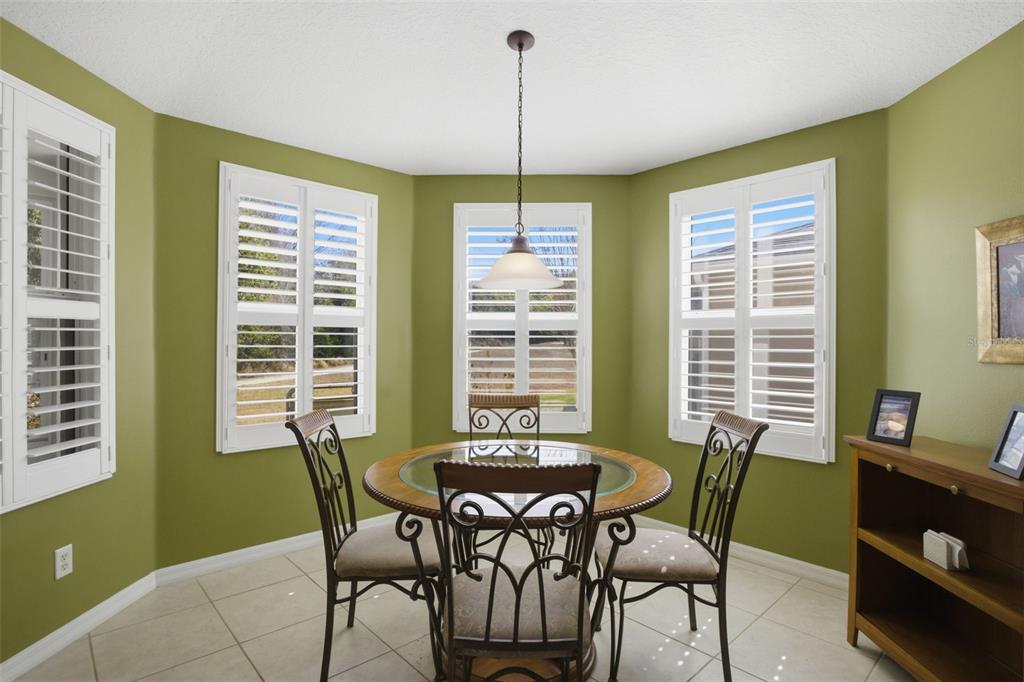 5922 Sage Leaf Place Leesburg, FL 34748 - Photo 10 of 39 a view of a dining room with furniture window and outside view