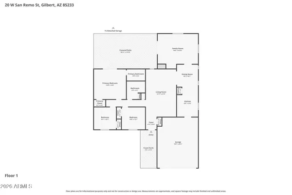$480,000 | 20 West San Remo Street, Gilbert, AZ 85233