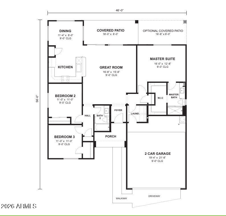 21333 West Sleepy Ranch Road Wittmann, AZ 85361 - Photo 23 of 23 Agave Floor Plan