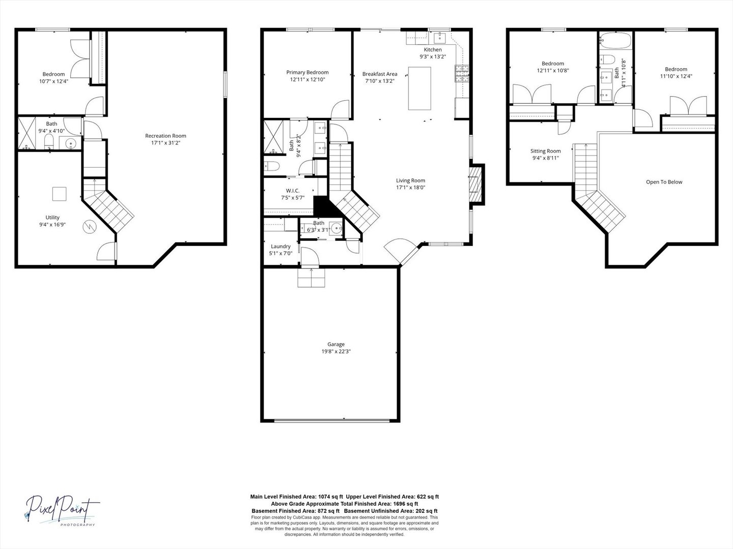 3411 Boulder Ridge Drive Champaign, IL 61822 - Photo 36 of 36 a picture of a floor plan