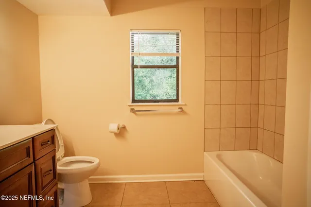 a backyard of a house