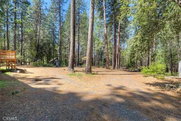 a view of road with trees