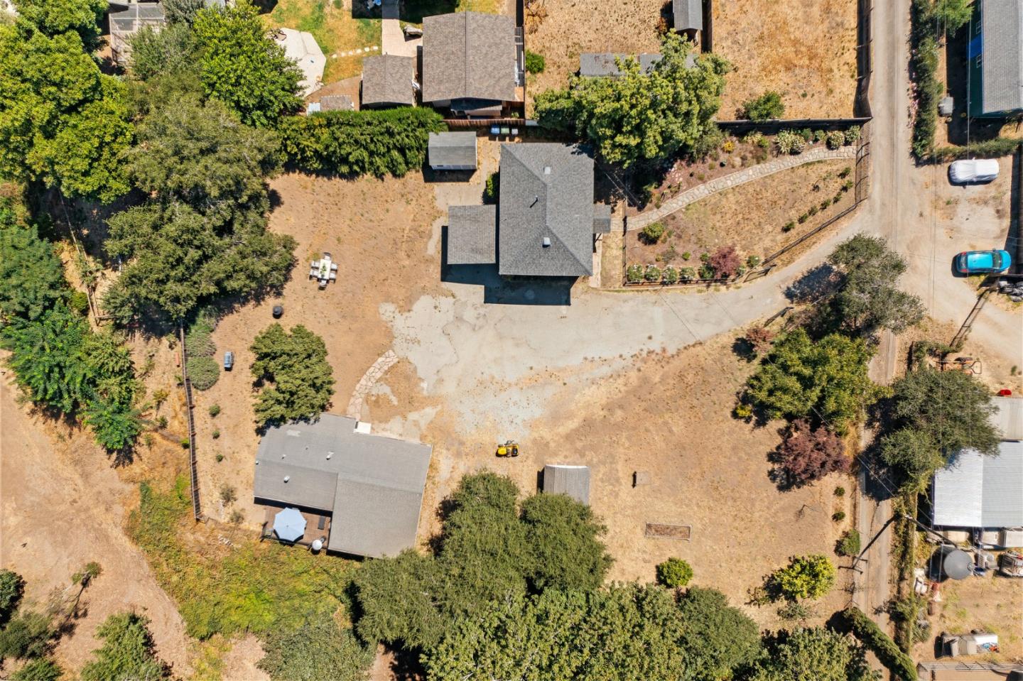 129 Browns Valley Road, Unit A Watsonville, CA 95076 - Photo 41 of 45 an aerial view of residential houses with outdoor space