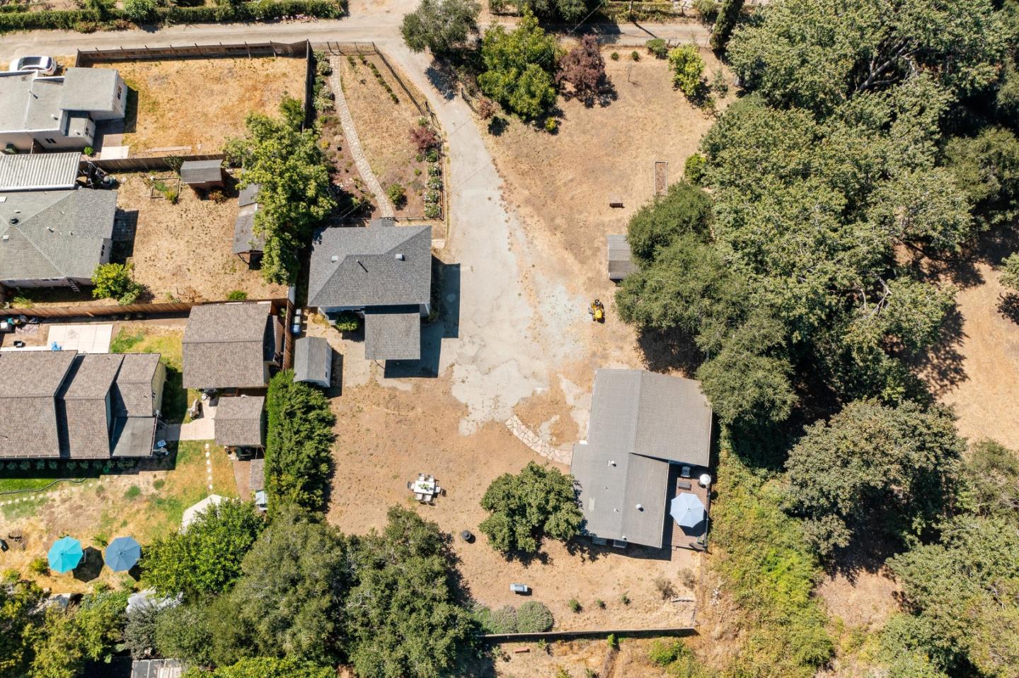 129 Browns Valley Road, Unit A Watsonville, CA 95076 - Photo 43 of 45 an aerial view of houses with outdoor space