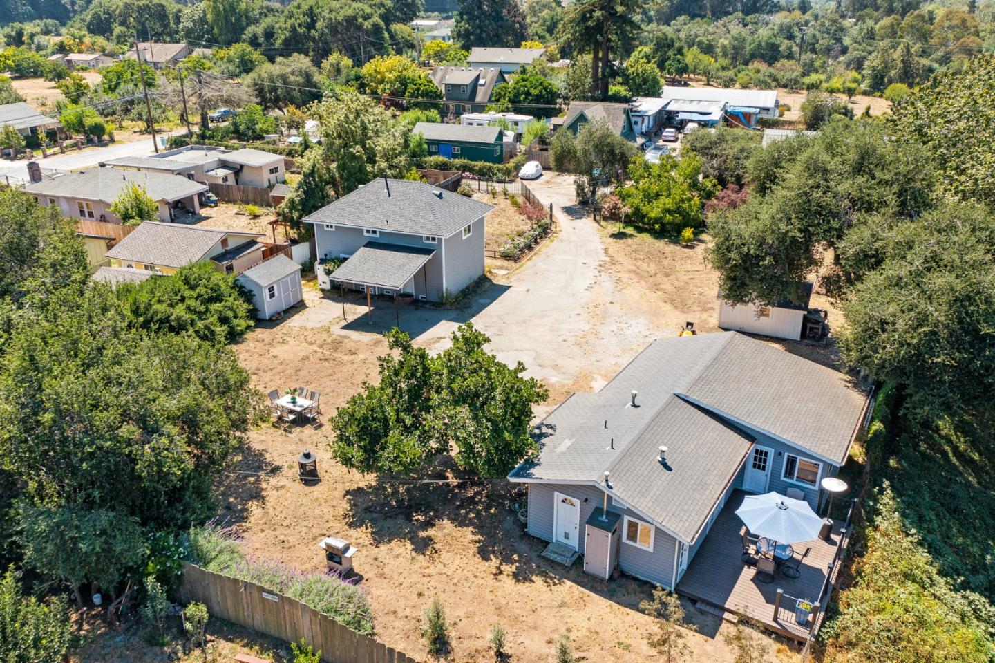 129 Browns Valley Road, Unit A Watsonville, CA 95076 - Photo 45 of 45 an aerial view of residential houses with outdoor space