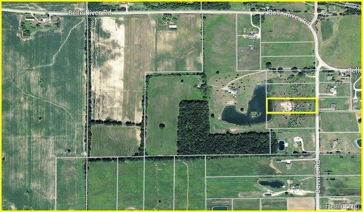 8 Berville Road Allenton, MI 48002 - Photo 1 of 1 Ariel with Parcel 8 outlined.jpg