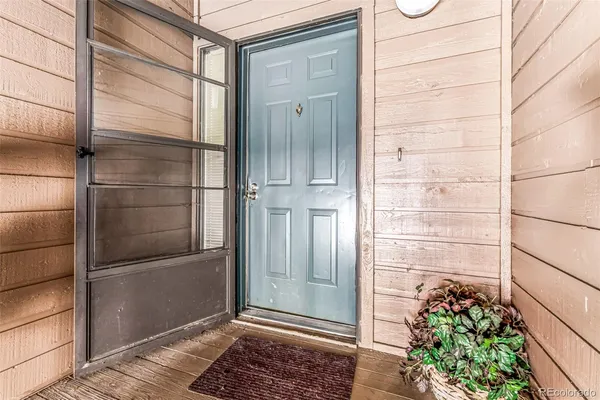 a view of front door
