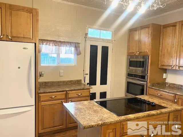 a view of a room with painted walls