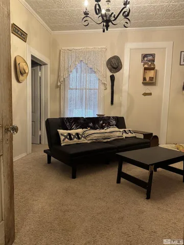 a view of a bathroom with a bathtub