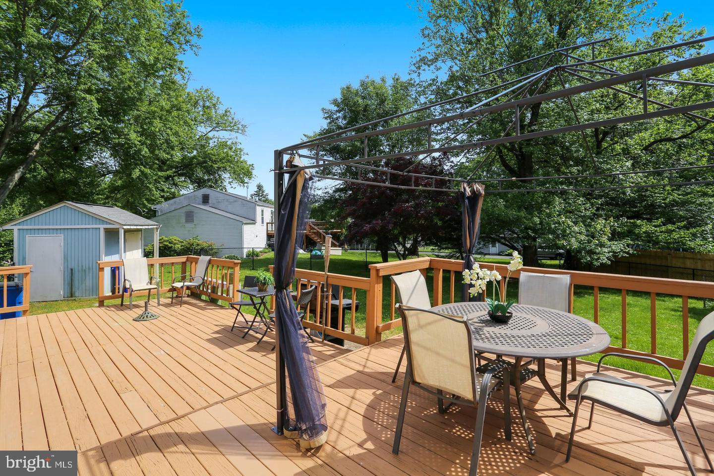 15428 Wembrough Street Silver Spring, MD 20905 - Photo 30 of 36 Deck with Steps to backyard