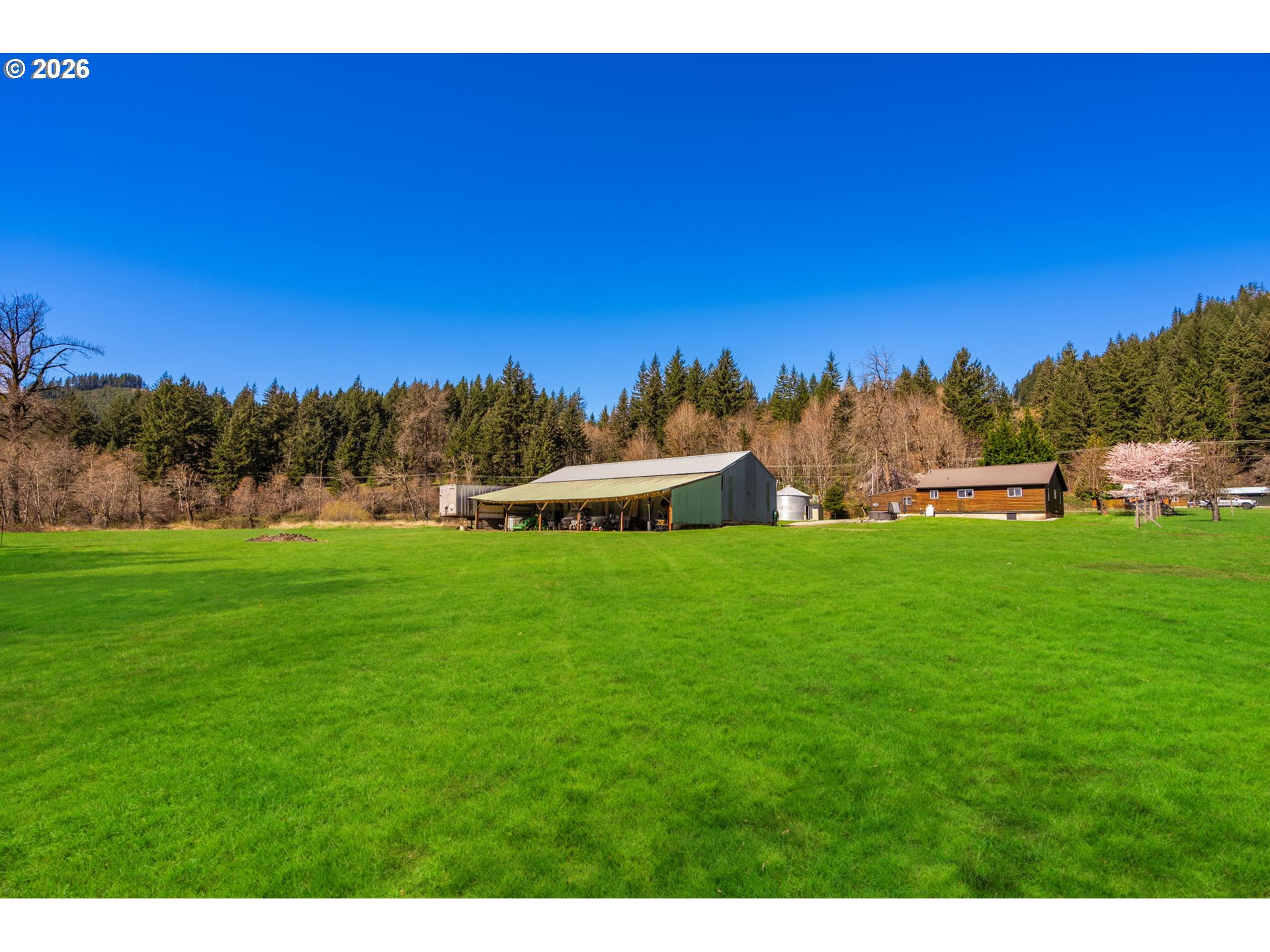 15052 Lewis River Road Ariel, WA 98603 - Photo 30 of 40 a view of an outdoor space and a yard