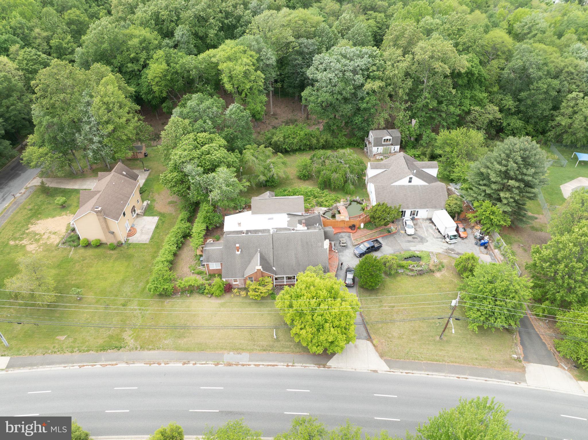 3502 Mitchellville Road Bowie, MD 20716 - Photo 11 of 14 an aerial view of a house with a yard basket ball court