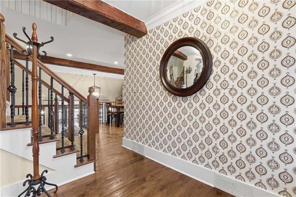 411 Woodland Road Sewickley, PA 15143 - Photo 5 of 46 a front view of a house with entryway