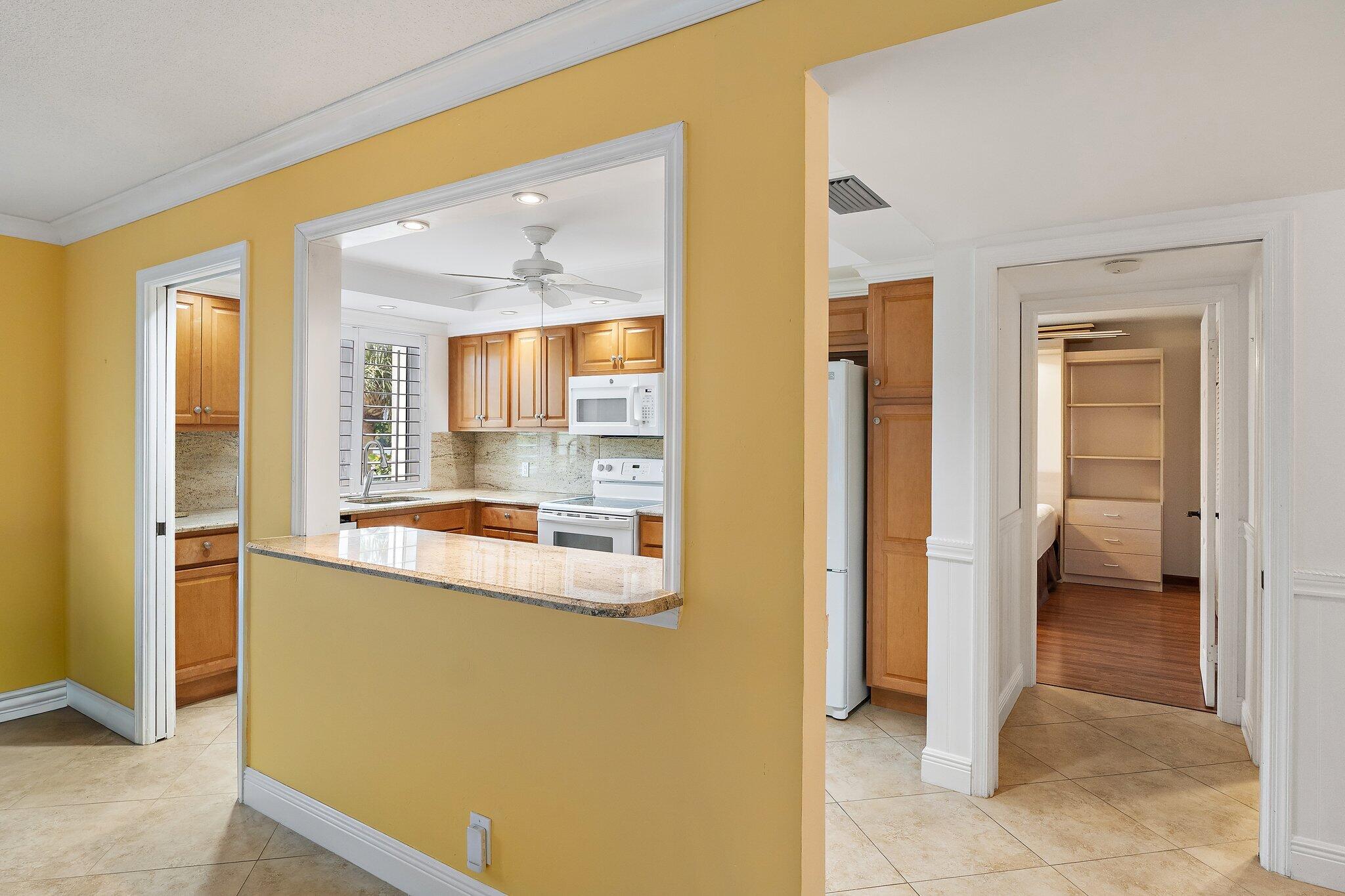 375 South Beach Road, Unit 201 Tequesta, FL 33469 - Photo 8 of 35 Kitchen Pass Through to Great Room