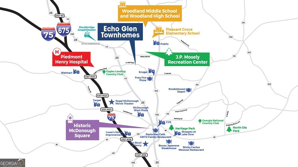 273 Sound Circle, Unit 150 Stockbridge, GA 30281 - Photo 6 of 40 a sign that is on a sidewalk next to a road