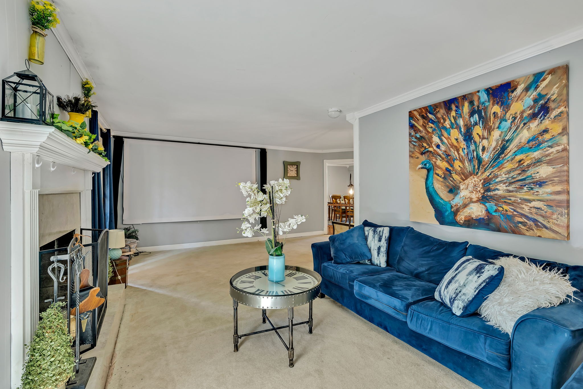 402 Springview Drive Franklin, TN 37064 - Photo 22 of 42 a living room with furniture and a painting on the wall