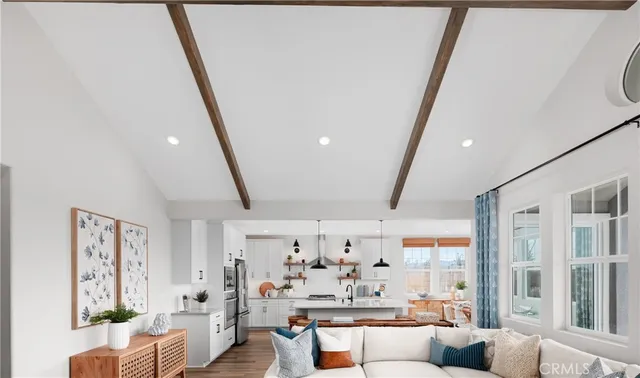 a view of a livingroom with a couch