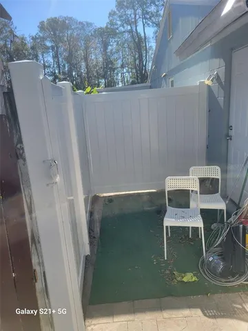 a view of water heater room