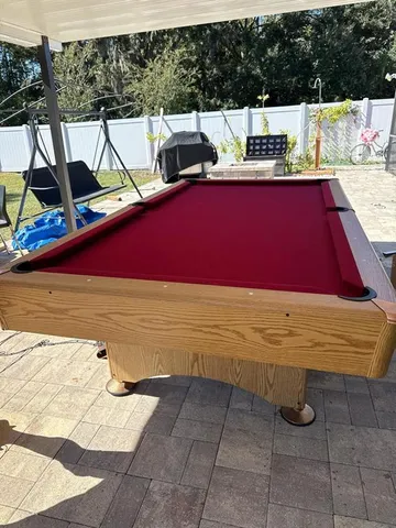 a view of a swimming pool with an outdoor space