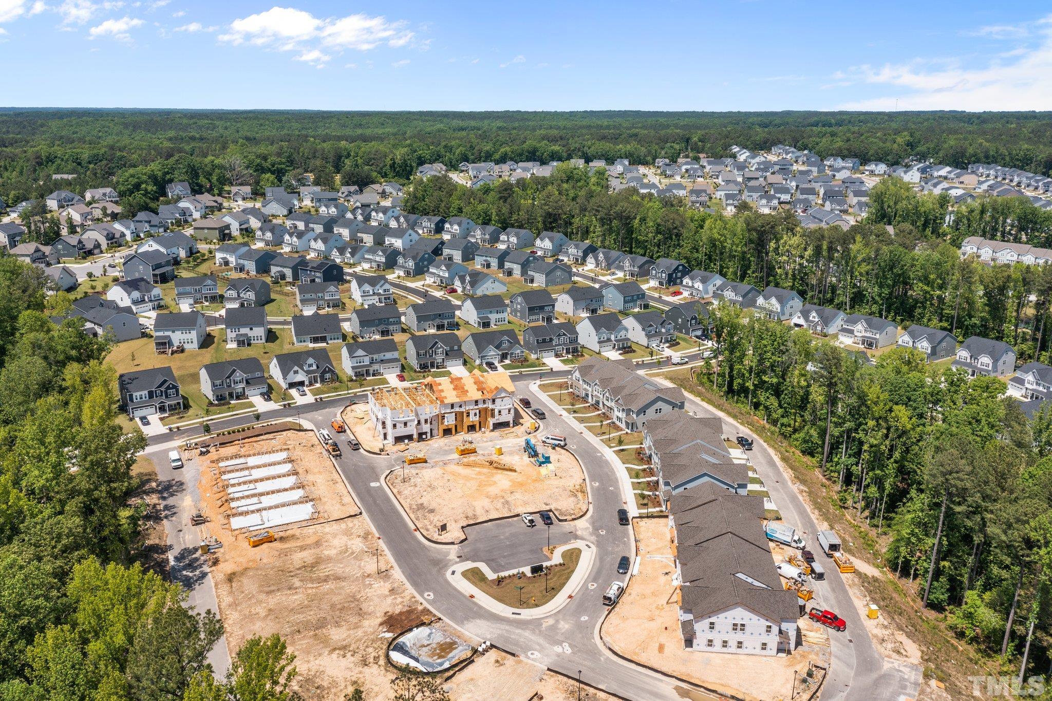 309 Spaight Acrs Way Wake Forest, NC 27587 - Photo 41 of 41 an aerial view of a city