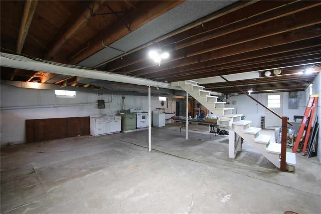 269 Rte 481 Fredericktown, PA 15333 - Photo 18 of 30 MASSIVE 37x22 Open Basement w/ Shower Stall and door to side yard.Could easily be Finished to a Game Room, Home Gym, play area, workshop or whatever you may desire!