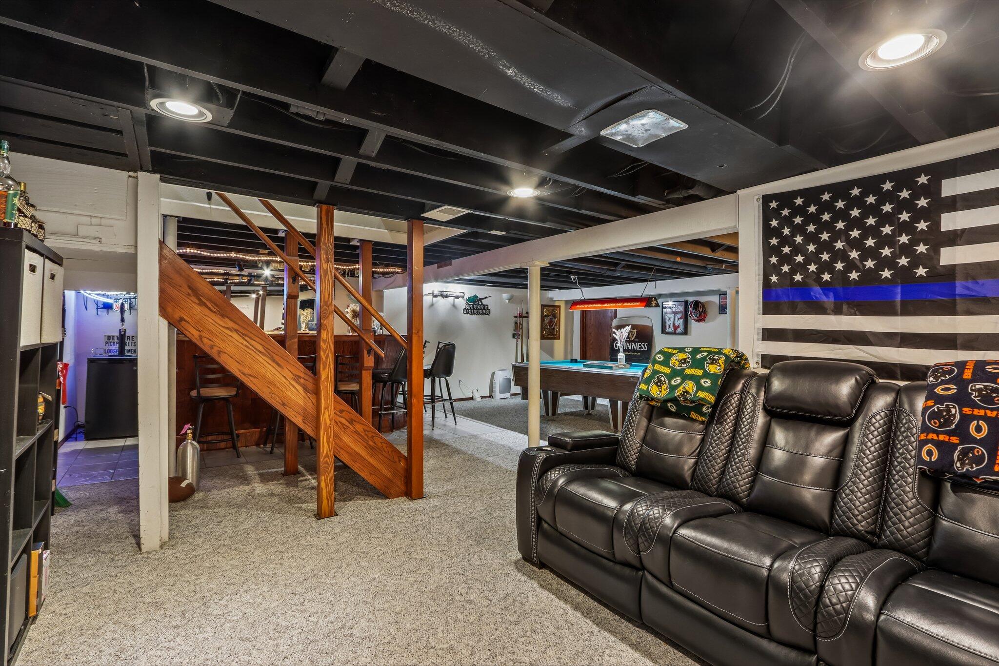 3460 High Road Hartford, WI 53027 - Photo 22 of 35 Rec Room Basement