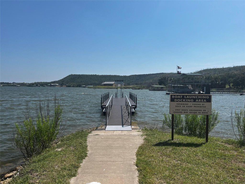 504 Doe Lane Graham, TX 76450 - Photo 24 of 27 a view of a terrace with a lake view
