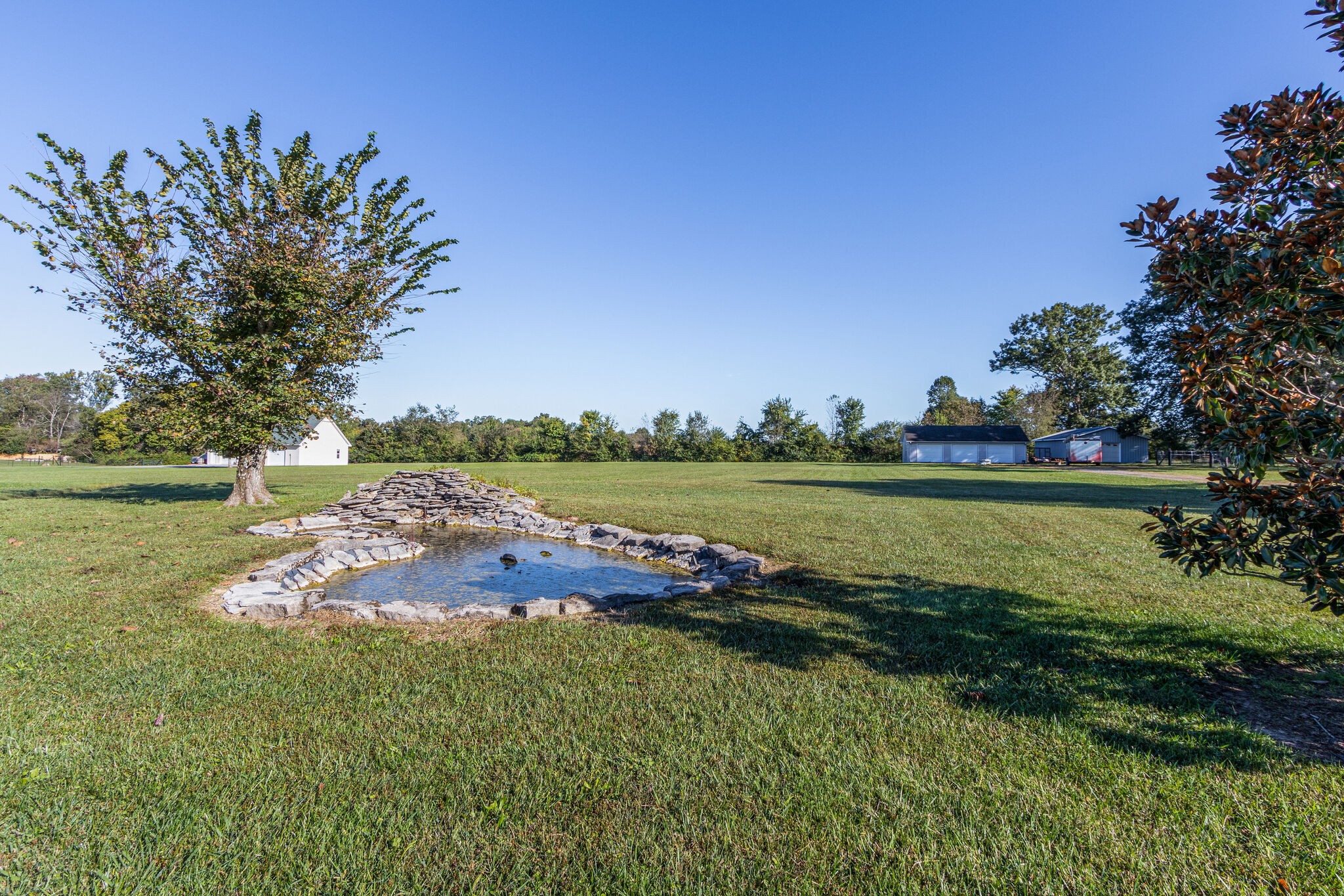 163 Harper Road Manchester, TN 37355 - Photo 5 of 43 a view of a lake with houses in the back