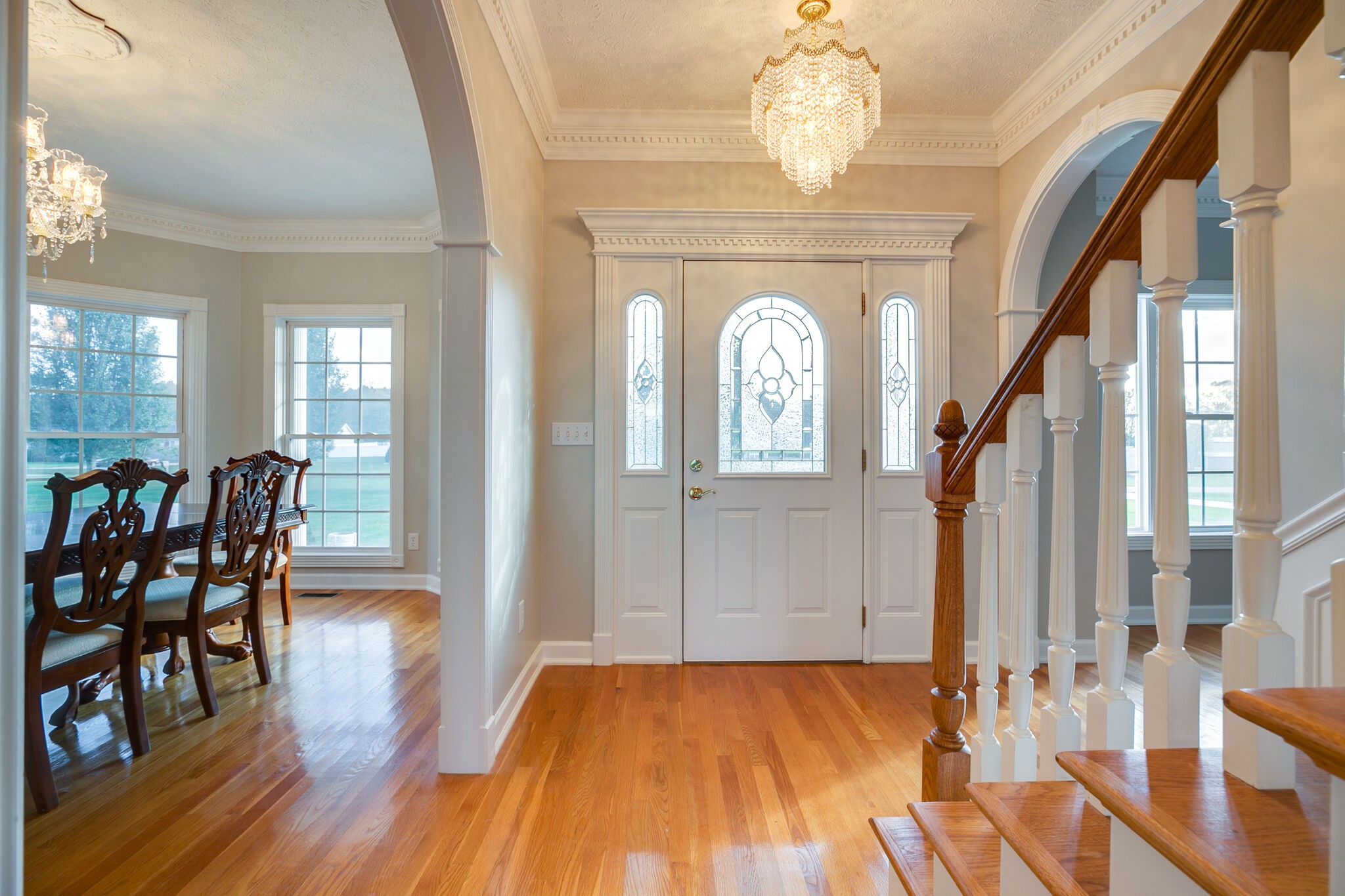 163 Harper Road Manchester, TN 37355 - Photo 10 of 43 a view of a dining room with furniture window and wooden floor