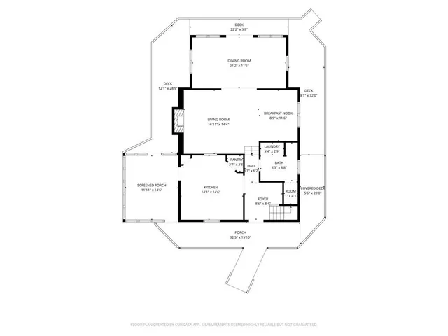 an outdoor space with swimming pool and furniture