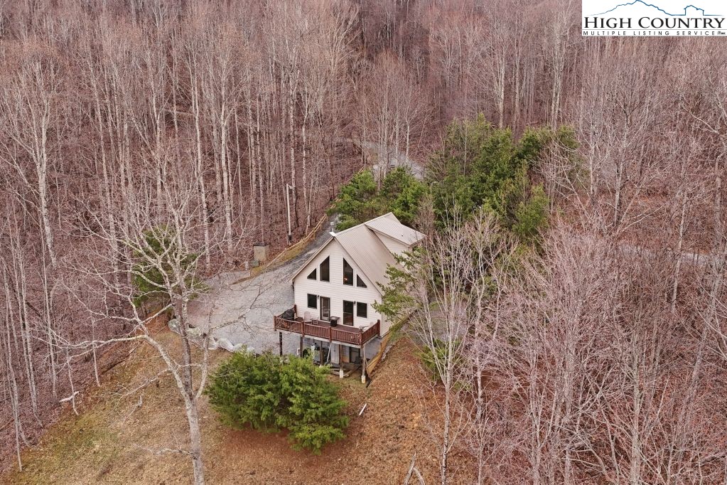 408 Eagle Ridge Road Roan Mountain, TN 37687 - Photo 5 of 45 a view of a yard with plants and wooden fence