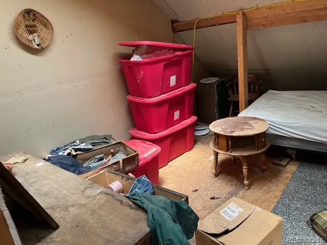 a room with storage and utility