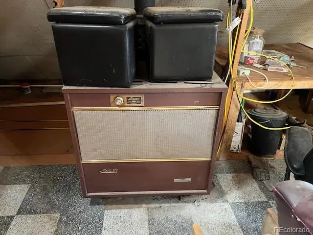 a view of storage and utility room