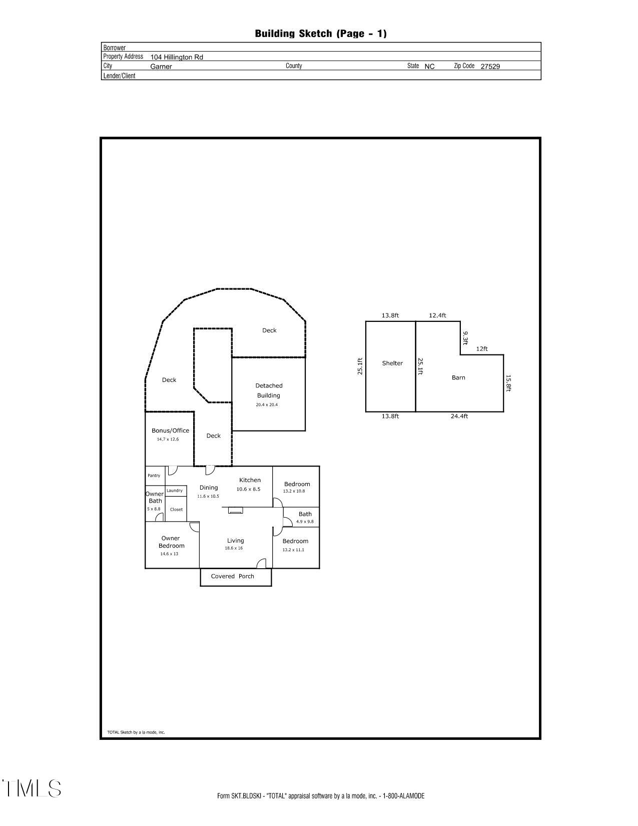 104 Hillington Road Garner, NC 27529 - Photo 34 of 34 2.6 Floor Plan 104 Hillington_Lyon_page-