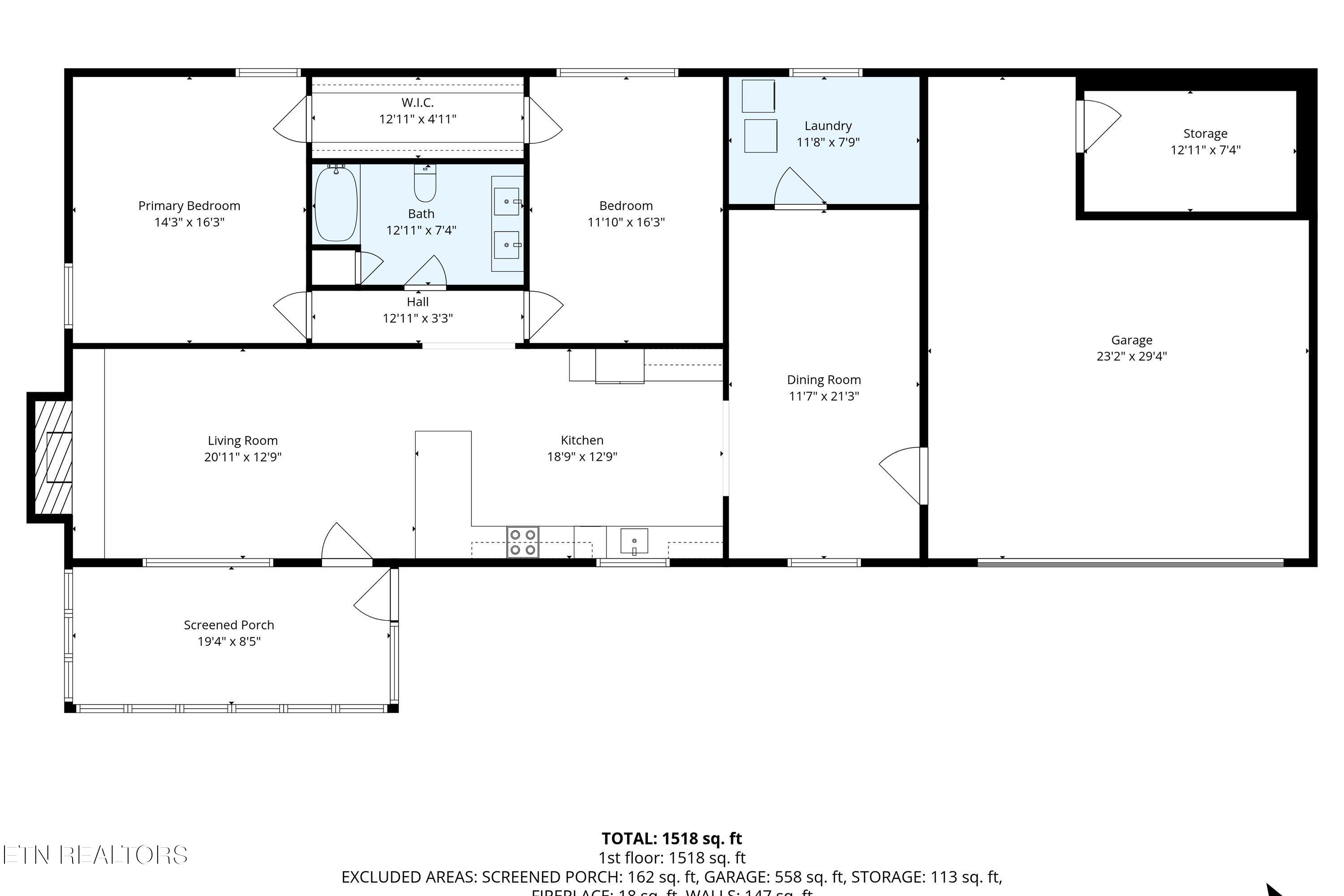 5321 Roberts Road Corryton, TN 37721 - Photo 2 of 43 01-all_floors_5321_roberts_rd_corryton_w