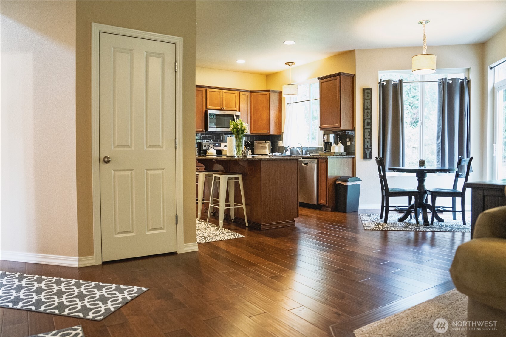 27661 McIntosh Loop Northeast Kingston, WA 98346 - Photo 11 of 34 a view of a kitchen with furniture and window