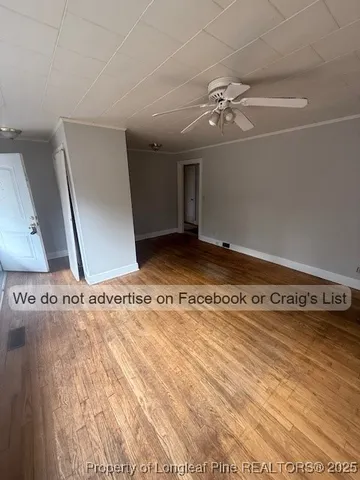 a view of an empty room